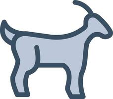 goat vector illustration on a background.Premium quality symbols.vector icons for concept and graphic design.