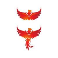 Phoenix vector icon illustration