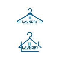 Laundry vector icon design