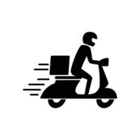 fast delivery flat icon vector