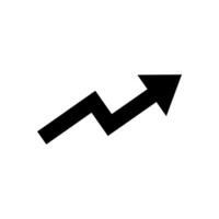 zigzag arrow icon vector