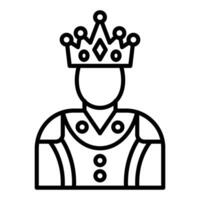 King Icon Style vector