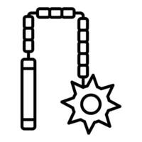 Flail Icon Style vector