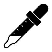 A unique design icon of dropper vector