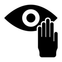 A premium download icon of eye vector