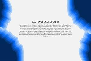 fondo abstracto en forma de rostro humano. fondo de negocio abstracto banner hermosa ola azul vector