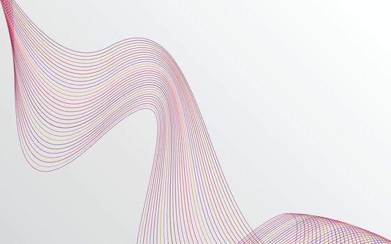 Creative line art. Vector illustration EPS 10. Design elements created using the Blend Tool