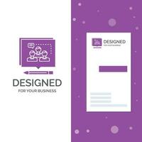 Business Logo for Analysis. argument. business. convince. debate. Vertical Purple Business .Visiting Card template. Creative background vector illustration