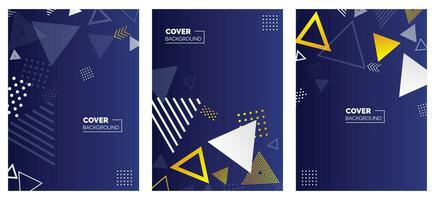 Modern abstract covers set. minimal covers design. Colorful geometric background. vector illustration.