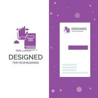 Business Logo for education. knowledge. learning. progress. growth. Vertical Purple Business .Visiting Card template. Creative background vector illustration