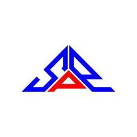 SPP letter logo creative design with vector graphic, SPP simple and modern logo in triangle shape.
