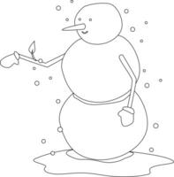 Cristmas Coloring Pages vector