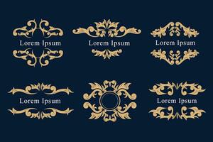 Vector set of engraving ornament frame template design elements Premium Quality and Satisfaction Guarantee Label, antique and baroque frames Old texture