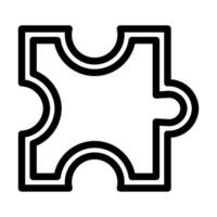 Jigsaw Icon Design vector