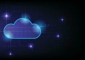 futuristic technology background vector