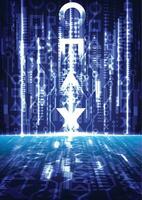 futuristic technology background vector