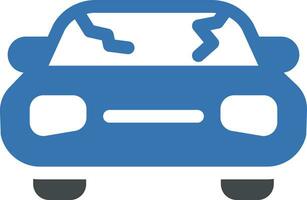 car broken vector illustration on a background.Premium quality symbols.vector icons for concept and graphic design.