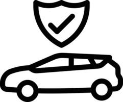 Ilustración de vector de coche en un fondo. Símbolos de calidad premium. Iconos vectoriales para concepto y diseño gráfico.