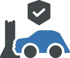 ilustración vectorial de accidente automovilístico en un fondo. símbolos de calidad premium. iconos vectoriales para concepto y diseño gráfico. vector