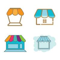 store logo icon vector