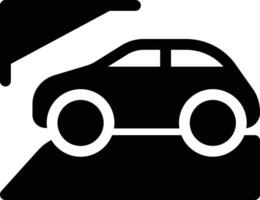 ilustración vectorial de estacionamiento de automóviles en un fondo. símbolos de calidad premium. iconos vectoriales para concepto y diseño gráfico. vector