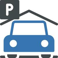 ilustración vectorial de estacionamiento de automóviles en un fondo. símbolos de calidad premium. iconos vectoriales para concepto y diseño gráfico. vector