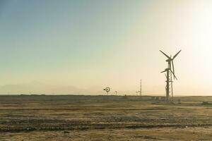 Wind farm view photo