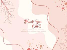 Thankyou Card and Wedding Banner Background Memphis Style Template vector