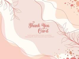 Thankyou Card and Wedding Banner Background Memphis Style Template vector