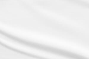 White fabric smooth texture surface background photo