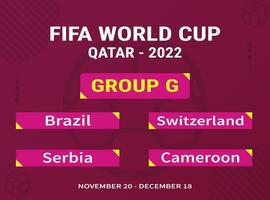 FIFA world cup 2022 group vector