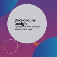 design abstract background gradient social media post template vector