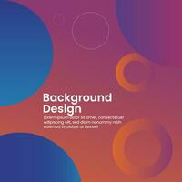 abstract background gradient social media post template vector