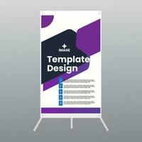 template y banner design show exhibition vector