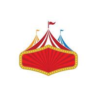 Circus element vector illustration design