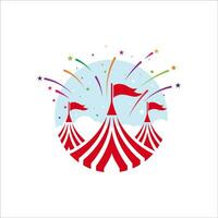 Circus element vector illustration design