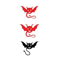 Devil horn Vector icon design illustration