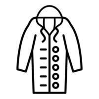 Raincoat Icon Style vector