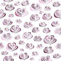 Rose seamless flower Background Template vector