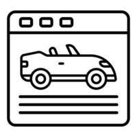 Racing Game Icon Style vector