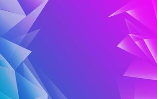 Colorful Abstract geometric shape background vector. Purple Polygonal geometric design background vector