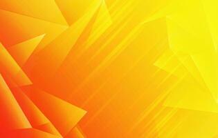 Orange Abstract geometric shape background vector. Yellow Polygonal geometric design background vector