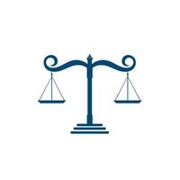 justice law firm icon Template vector