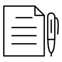 Assignment Icon Style vector
