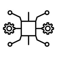 Infrastructure Icon Style vector