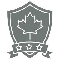 insignia de Canadá que puede modificar o editar fácilmente vector