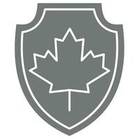 escudo de Canadá que puede modificar o editar fácilmente vector