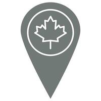 Canada Location which can easily modify or edit vector