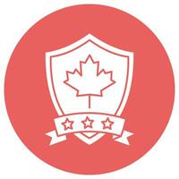 Canada Badge which can easily modify or edit vector