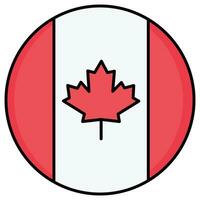 Canada Flag which can easily modify or edit vector